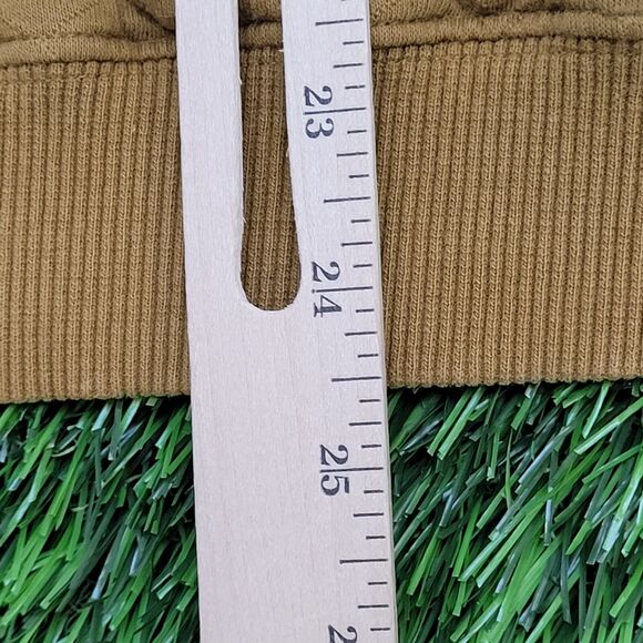 Vintage 90s MOD Sweater Large 21x24 Brown - Picture 11 of 13